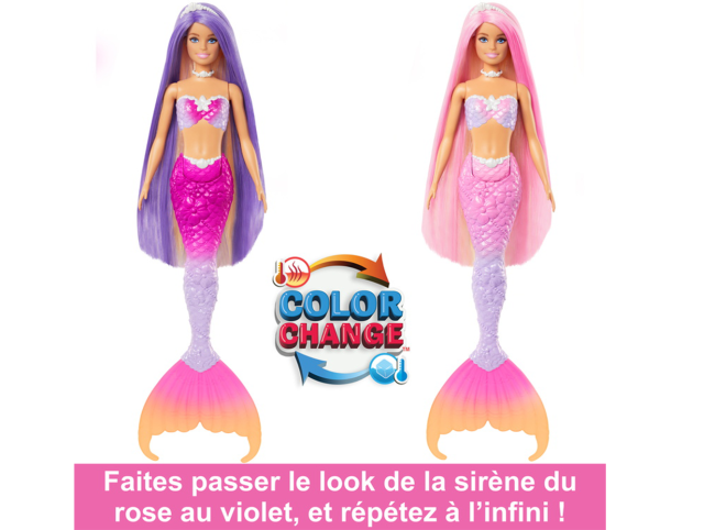 Barbie Color Change Sirène Malibu