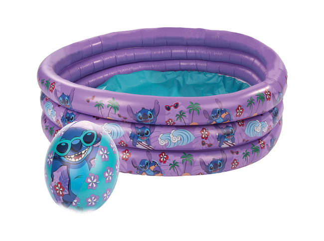Piscine Stitch et un Ballon