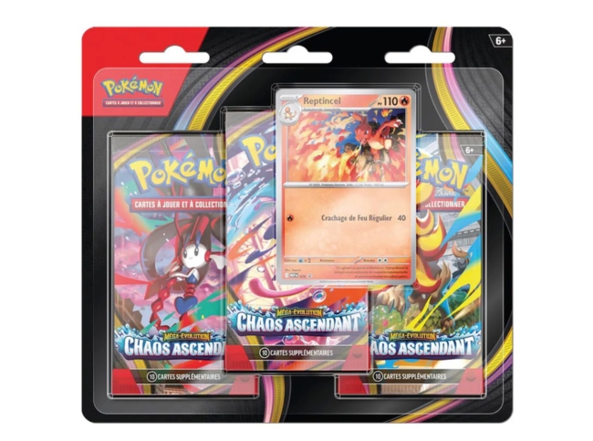 Pokémon TCG - Tripack ME04 Chaos Ascendant
