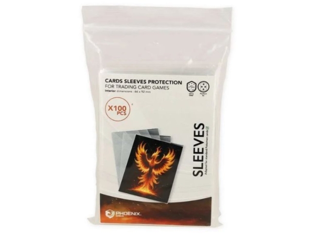 TCG - Phoenix Shiels -Lot de 100 Protège - Cartes 