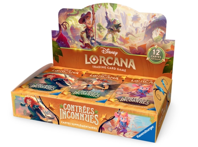 Lorcana TCG Disney - Display Contrées Inconnuess