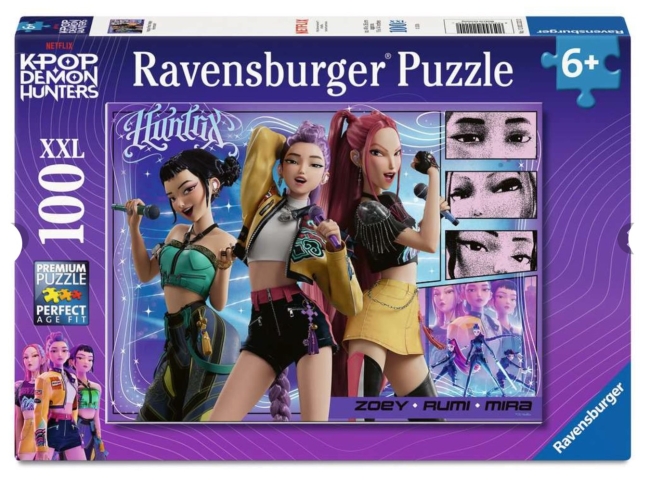 K-POP Demon Hunters - Fans heureux, Honmoon heureux - Puzzle 100P XXL